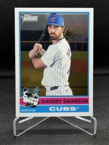 2025 Topps Heritage Chrome #128 Dansby Swanson Chicago Cubs - Picture 1 of 1