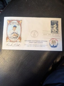 Babe Ruth-50th Annivr All-Star Game #2046 FDC HF Cachet - Picture 1 of 2