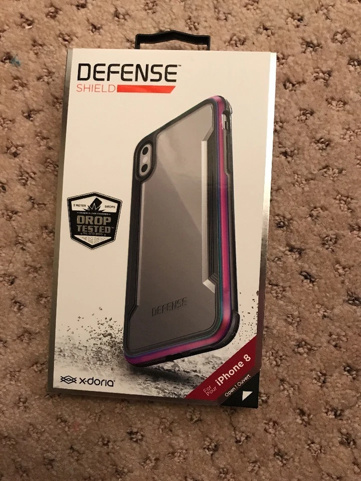 X-Doria - Defense Shield Case for Apple® iPhone 8 X - Iridescent - Image 1 of 2