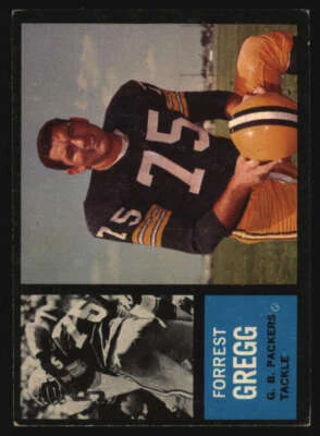 1962 Topps #70 Forrest Gregg VG/VGEX Packers 572236 - Image 1 of 2
