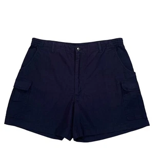 Mens Vintage EMS Eastern Mountain Sports Dark Blue Outdoor Cargo Shorts Size 36 - Picture 1 of 4