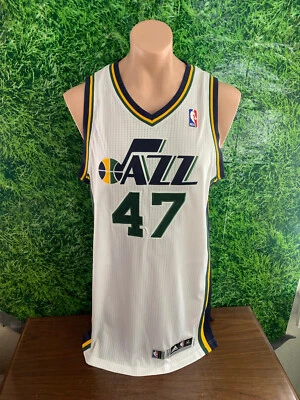 2010-11 Utah Jazz Basketball #47 Andrei Kirilenko Game Worn Jersey adidas XL+2 - Image 1 of 4