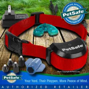 PetSafe Stay and Play Rechargeable Wireless Receiver Dog Collar Red PIF00-14288 - Picture 1 of 9