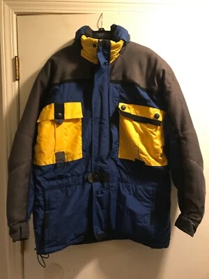 Jacket Obermeyer Men's Medium Blue W/Hood - Image 1 of 4