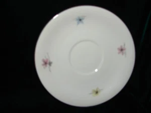 Antique White Bavaria Germany Hertel Jacob fine China Saucer - Picture 1 of 2