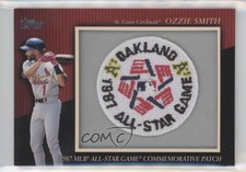 2010 Topps Manufactured Commemorative Patch Ozzie Smith #MCP-85 Patch HOF