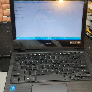 Acer Spin 1 SP111-33 N18H1 Notebook Hinge Broken NO OS NO charger sell for parts - Picture 1 of 6