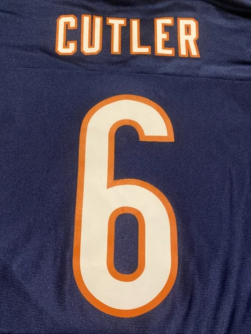 Jay Cutler Chicago Bears LARGE Jersey Cover