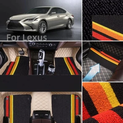 Alfombrillas de coche de doble capa para Lexus todos los modelos forros alfombras impermeables nuevas Foto 1 de 4
