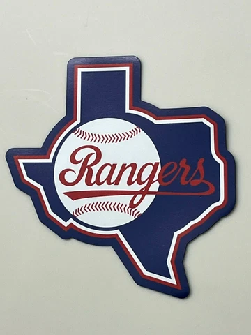Texas Rangers MAGNET Baseball & Rangers MLB VINYL CAR DECAL Cover