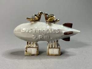 ZRIII Zeppelin USS Los Angeles ZR-3 Airship 1920's Porcelain Souvenir 2.5" - Picture 1 of 8