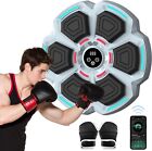 Music Boxing Machine with Gloves, 9 Modes Wall Mounted Smart Bluetooth Music Box