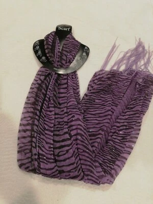 Bufanda envolvente con estampado de animales ligera de moda para mujer 100 % poliéster Foto 1 de 4