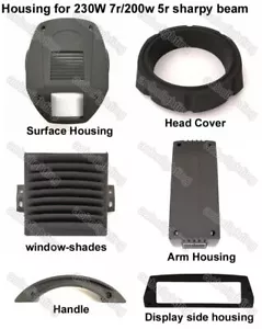 Stage Lighting 230w 7r Sharpy beam moving heads case Event nightclub Light Parts - Picture 1 of 29