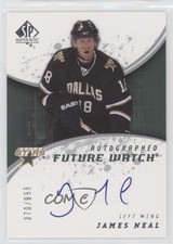 2008-09 SP Authentic Auto Future Watch /999 James Neal #198 Rookie Auto RC