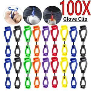 100PCS Glove Clip Holder Hanger Guard Labor Work Clamp Grabber Catcher Safety US - Picture 1 of 9