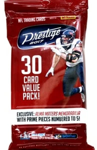 2017 PANINI PRESTIGE FOOTBALL FAT PACK 12 PACK LOT BLOWOUT CARDS - Picture 1 of 2