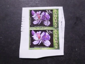 Bahamas, Lote 2 Sellos Matasellados, Flores Orquideas, VF Stamps - Imagen 1 de 1