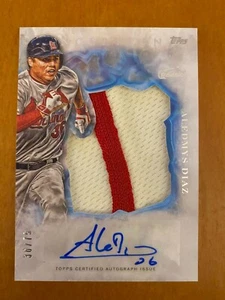2017 Topps Inception # IAJ-AD Aledmys Diaz - Autograph Jumbo Patch Relics 36/75 - Picture 1 of 2
