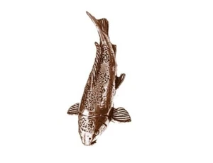F28 Koi Carp Fish COPPER Effect MAGNET Fridge/office desk English Pewter - Picture 1 of 1