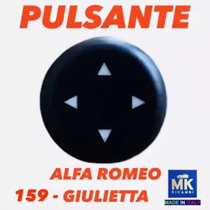 PULSANTE SPECCHIETTI ALFA ROMEO GIULIETTA 159 REGOLAZIONE SPECCHI RETROVISORI - Picture 1 of 11