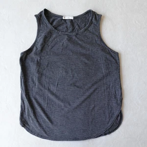 Marine Layer Top Striped Jersey Gray Size Medium - Picture 1 of 8