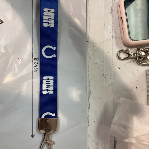 NFL Wristlet Lanyard (Colts) Indianapolis Colts Football Teams US Stock Shipping Cover
