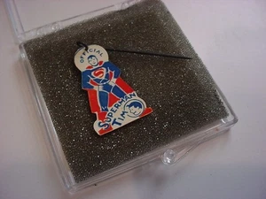 rare,NM 1940's SUPERMAN TIM celluloid 1 3/8" pin stickpin - Picture 1 of 3