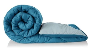 Microfiber Reversible Comforter, Single (Ocean Blue and Mild Blue, 200 GSM) - Picture 1 of 4