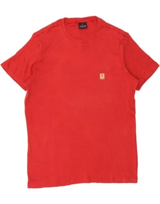 TRUSSARDI JEANS Mens T-Shirt Top XL Red Cotton DE57 - Image 1 of 4