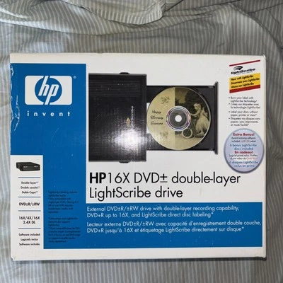HP 2005 dvd740e DVD+R/+RW 16X Double-Layer LightScribe Drive - Image 1 of 4
