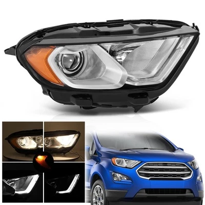 Faro LED DRL para Ford EcoSport 2018-2022 lado del pasajero halógeno con bombillas Foto 1 de 4