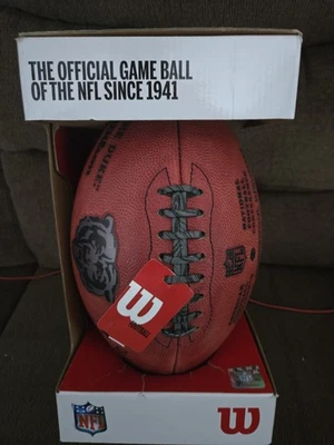 Wilson "The Duke" Juego Oficial NFL Fútbol Chicago Bears Edición Nuevo En Caja Foto 1 de 3