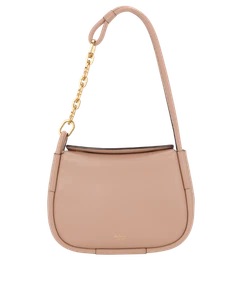 Mulberry Small Link Shoulder Bag Leather Taupe - Picture 1 of 5