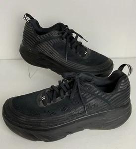 Hoka One One Bondi 6 Weite Schwarz Laufschuhe Herren UK 10,5 - Bild 1 von 7