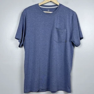 Free Fly Herren T-Shirt blau meliert Bambus Tasche Gr. S; Strand, Outdoor, Wandern - Bild 1 von 11