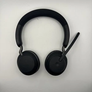 Jabra Evolve2 65 Wireless On-Ear Bluetooth Headphones Black No Dongle - Picture 1 of 4