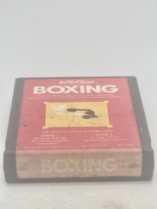 Tested Works Vintage 1980 Atari 2600 BOXING Video Game Cart Only AG-002 Tested - Picture 1 of 5