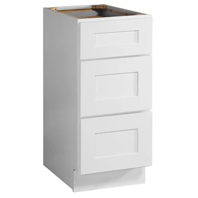 Gabinete Base Design House 561456 Brookings 15"W x 34-1/2"H - Blanco Foto 1 de 4