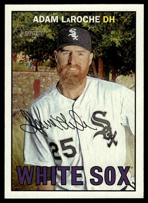 2016 Topps Heritage #204 Adam LaRoche - Image 1 of 2