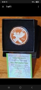 The CRACIEST ONE 1 oz prueba 2021 escudo de plata certificado de autenticidad #670 memes de la guerra mundial serie 1 - Imagen 1 de 1