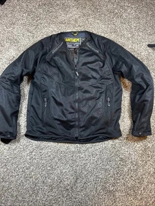 Anthem Black Mesh Riding Jacket XL Padded Motorcycle Gear EXCELLENT - Picture 1 of 20