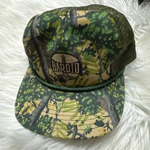 Vintage BAROID Bohrschlamm Flüssigkeit Kappen Ölfeld Erinnerungsstücke USA grün Seil Hut - Bild 1 von 9