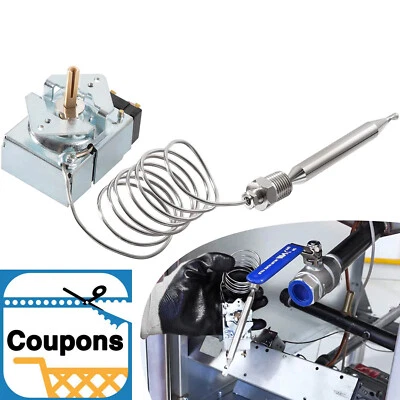 Termostato de fritadeira 60125401 para Pitco termostato de fritadeira comercial Imperial 1175 - Imagem 1 de 4