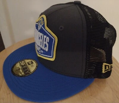 Sombrero de los Rams de Los Ángeles Sombrero del Super Bowl de los Ángeles NFL Draft New Era Elástico NFL EE. UU. Talla 7 Foto 1 de 4