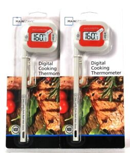 2 Count Mainstays NSF Digital Cooking Thermometer