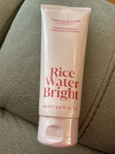 The Face Shop Rice Water Bright Foaming Facial Cleanser 5 Ounces - Picture 1 of 3