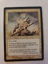 MTG Magic The Gathering Card Valor Creature Incarnation White Judgment 2002