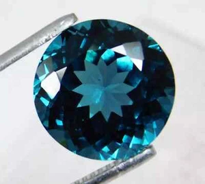 Natural Certified Blue Green Color Indicolite Tourmaline 8-9 Ct 100% Gemstone - Picture 1 of 7