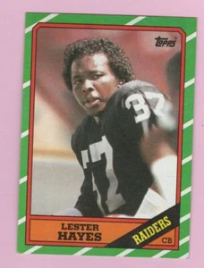1986 Topps Lester Hayes #74 Los Angeles Raiders - Picture 1 of 1